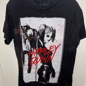 Harley Quinn Black Graphic T-Shirt - small